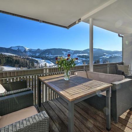 Haus "Bergblick" Ferienwohnung Hochgrat Oberstaufen Mit 2 Schlafzimmer 외부 사진