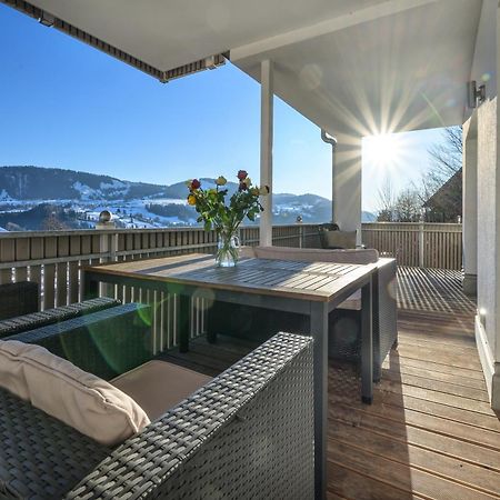 Haus "Bergblick" Ferienwohnung Hochgrat Oberstaufen Mit 2 Schlafzimmer 외부 사진