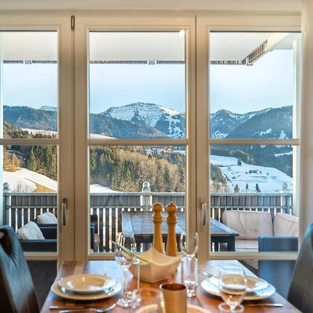 Haus "Bergblick" Ferienwohnung Hochgrat Oberstaufen Mit 2 Schlafzimmer 외부 사진