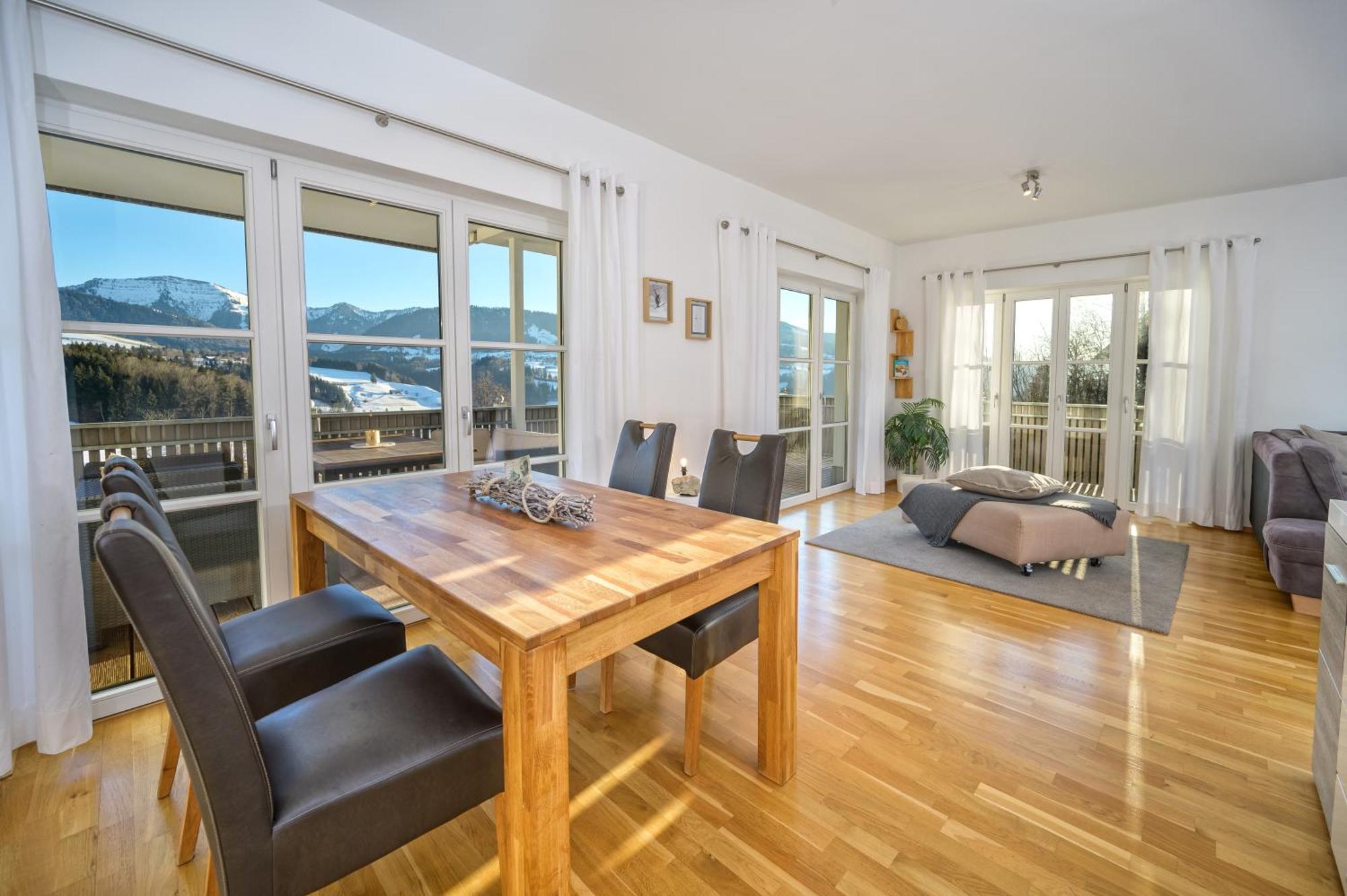 Haus "Bergblick" Ferienwohnung Hochgrat Oberstaufen Mit 2 Schlafzimmer 외부 사진