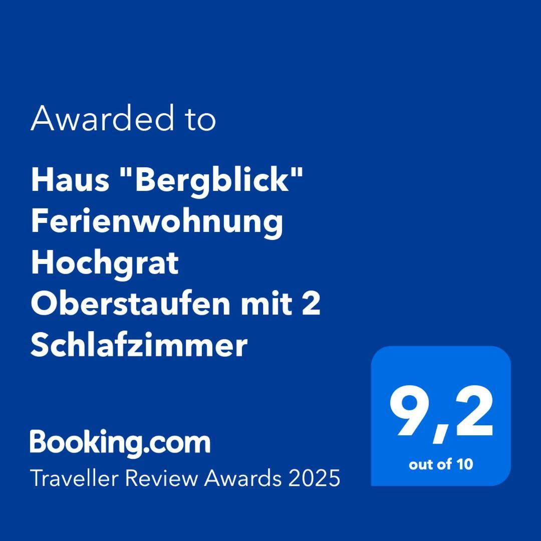 Haus "Bergblick" Ferienwohnung Hochgrat Oberstaufen Mit 2 Schlafzimmer 외부 사진
